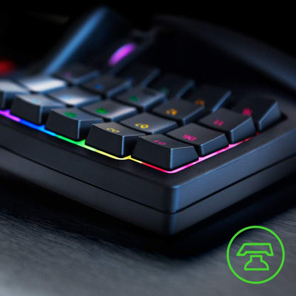 Razer Tartarus V2 Gaming Keypad: Mecha Membrane Key Switches - One Handed Keyboard - 32 Programmable Keys - Customizable Chroma RGB Lighting - Programmable Macros - Snap Tap - Black