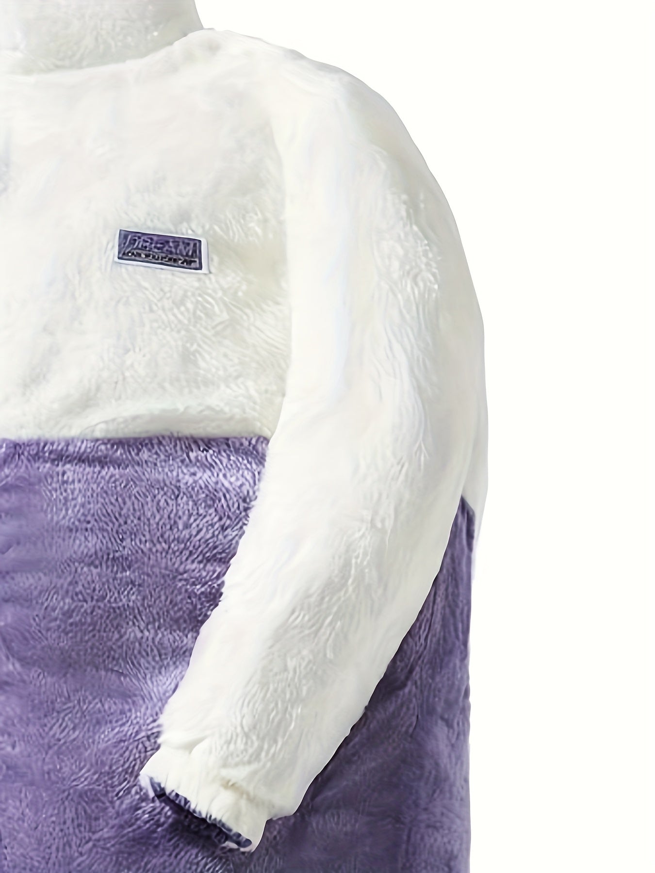 Men'S Double-Sided Fleece-Lined Thickened Jacket - Casual Stand Collar with Letter Print, Regular Fit, Pockets, Polyester Fill, Versatile for Fall/Winter, Winter Jacket