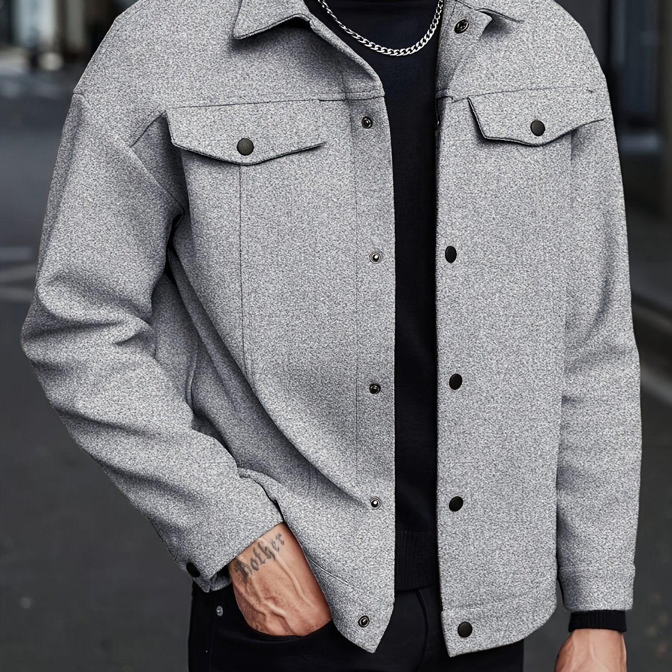 Տղամարդու եվրոպական ոճի առօրյա բաճկոն - օձիքով կոճակներով վերարկու, բեժ/շագանակագույն/բորդո/դեղնագույն, լվացքի մեքենայով լվացվող բլեյզեր՝ գարուն/աշուն, անհատական ​​չափսերով (ոչ) - բազմակողմանի վերնազգեստ առօրյա և պաշտոնական միջոցառումների համար