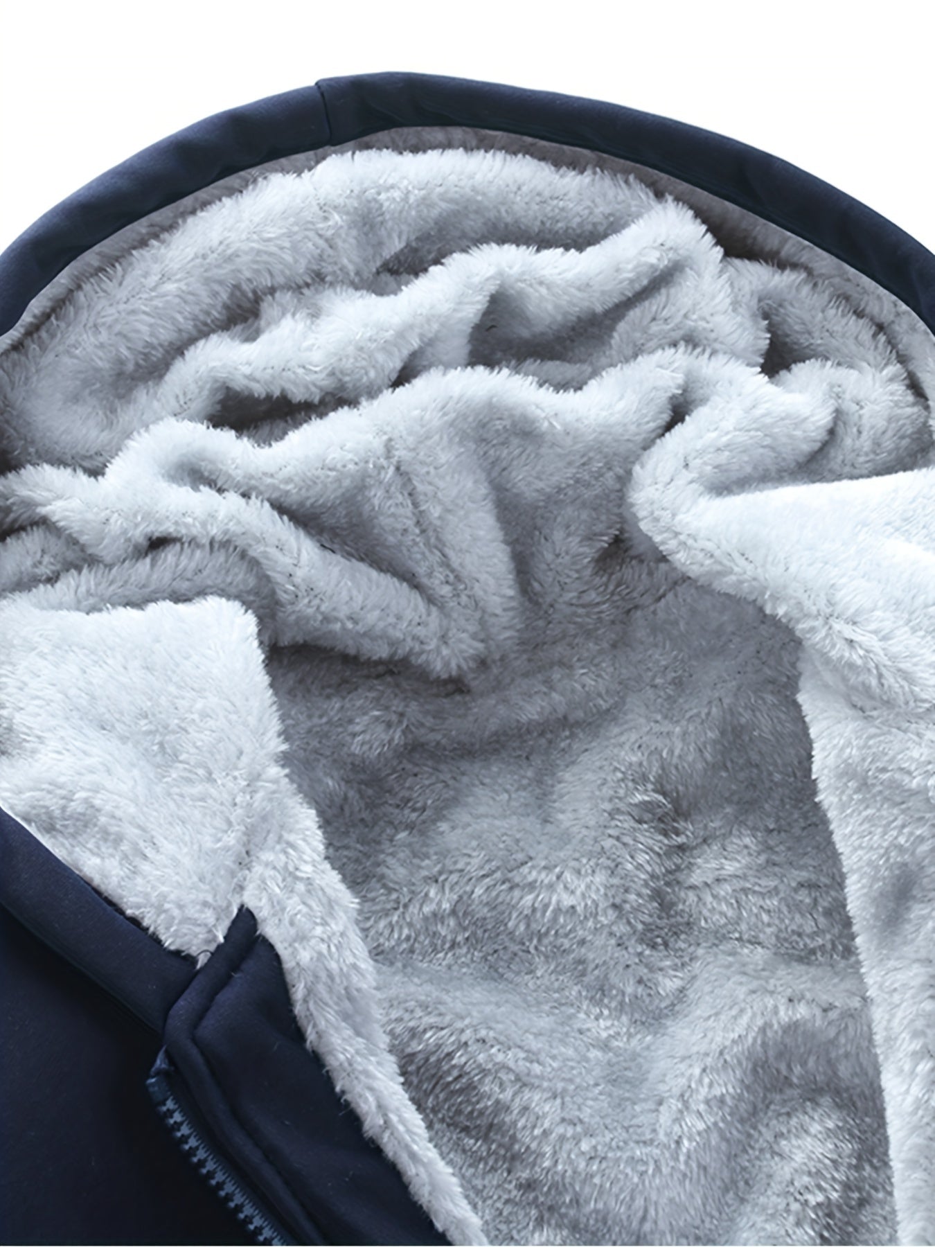 Տղամարդու «SHAN YES» այբուբենի նախշերով, խիտ աստառով, գլխարկով սվիտերի և վազքի համար նախատեսված տաք մարզական հագուստ, աշնանային և ձմեռային։