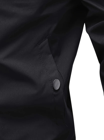 Տղամարդու երկար թևքով, կանգնող օձիքով, կայծակաճարմանդով սպորտային բաճկոն՝ կոնտրաստային զարդանախշով, տղամարդկանց գարուն-աշնանային վերնազգեստ, որպես նվեր