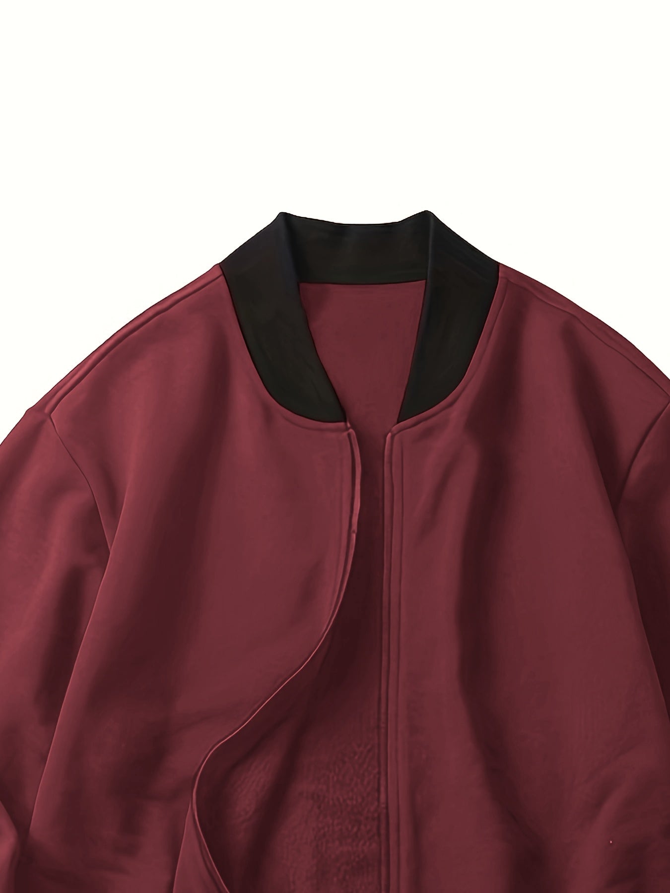 Գարնանային և աշնանային տղամարդկանց առօրյա սպորտային միագույն կոստյում