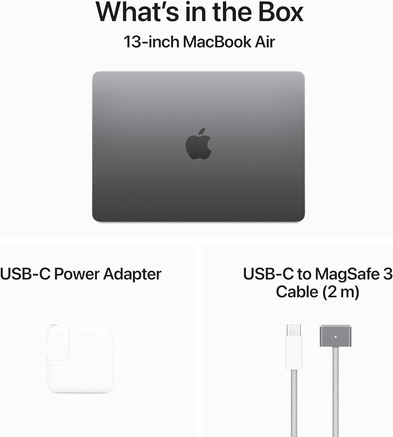 Apple 2024 Macbook Air 13-Inch Laptop with M3 Chip: Built for Apple Intelligence, 13.6-Inch Liquid Retina Display, 24GB Unified Memory, 512GB SSD Storage, Backlit Keyboard, Touch ID; Space Gray