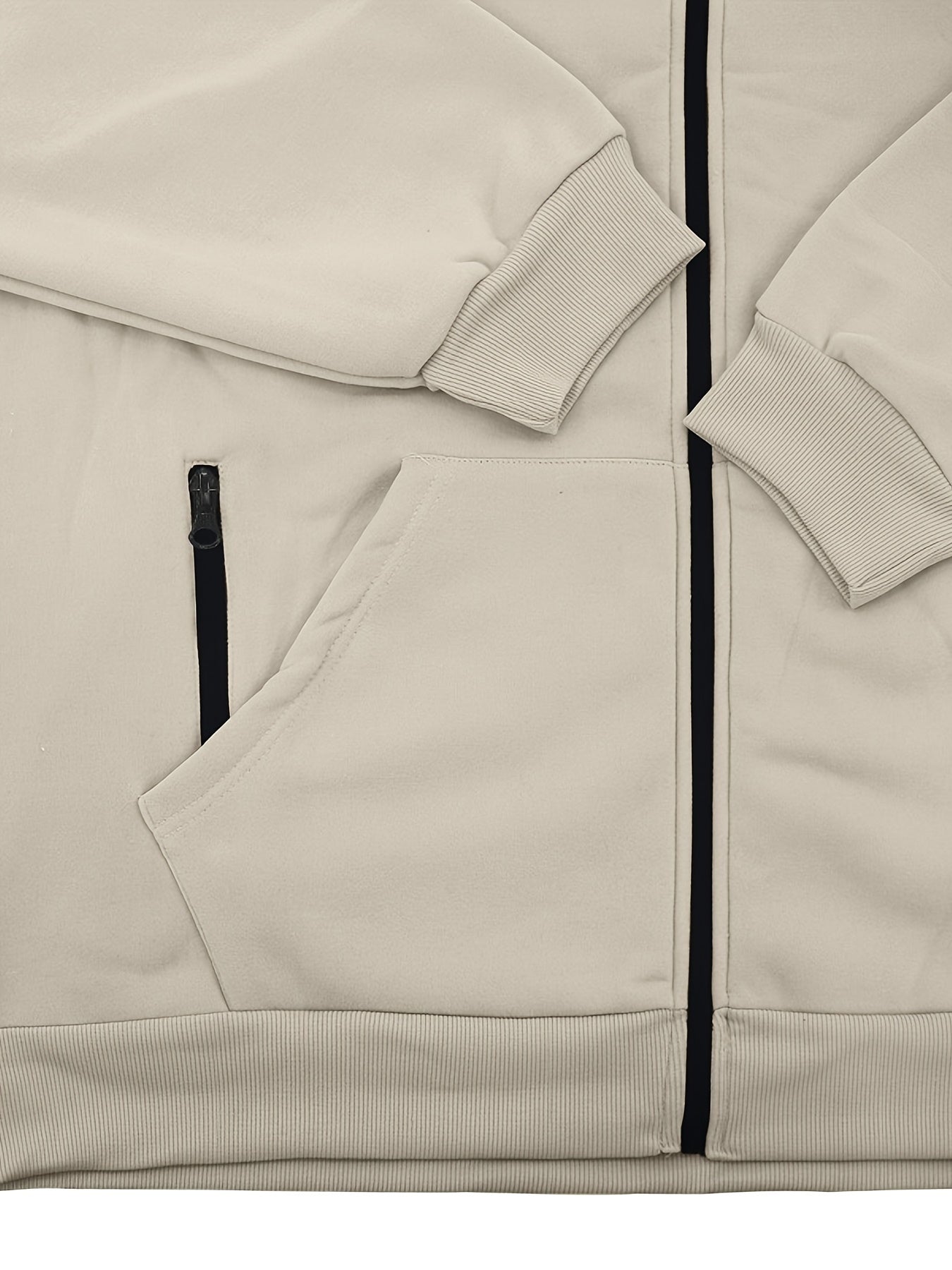 2 հատ տղամարդու միագույն երկարաթև սվիտերի և տաբատի հավաքածու՝ գլխարկով, ամենօրյա սպորտային և ֆիթնես հավաքածու