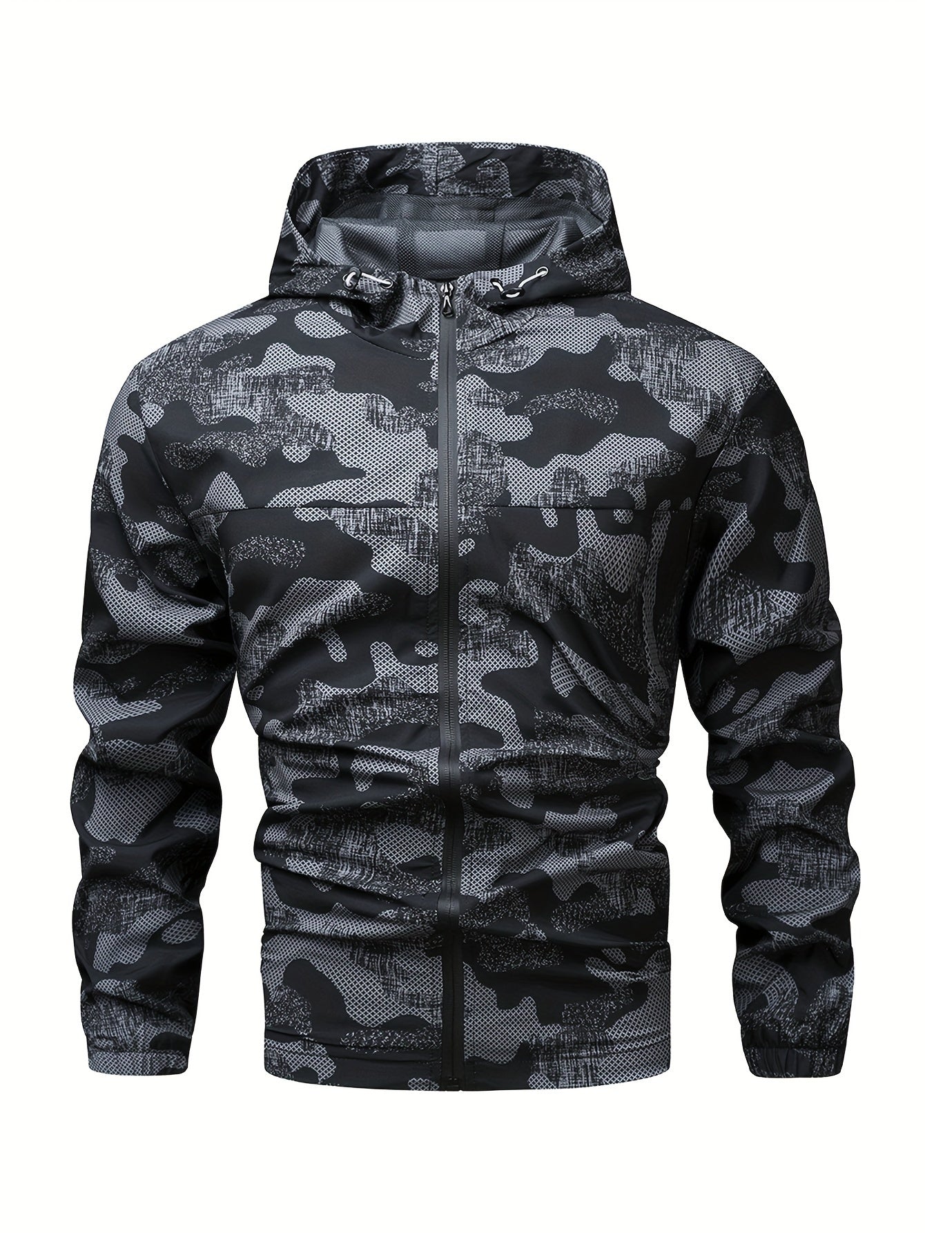 Տղամարդու կոստյում, առօրյա, նորաձև սպորտային հագուստ, երկար թևքով բաճկոն, գործված գլխարկով բաճկոն, սպորտային երկար տաբատ, տղամարդու գործված խոնավությունը կլանող երկար տաբատ, քրտինքը դիմացկուն