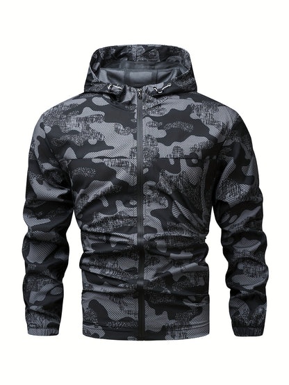 Տղամարդու կոստյում, առօրյա, նորաձև սպորտային հագուստ, երկար թևքով բաճկոն, գործված գլխարկով բաճկոն, սպորտային երկար տաբատ, տղամարդու գործված խոնավությունը կլանող երկար տաբատ, քրտինքը դիմացկուն