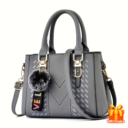 Parent Bag Handbag New Fashion    Ball Pendant Small Tote Bag Thanksgiving Gift for Family