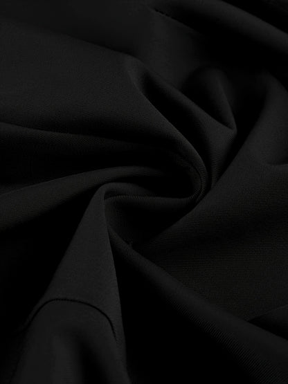 Միագույն ոճային տաբատներ, կոճակներով առջևի կեղծ գրպաններով անթև բաճկոն և բարձր իրանով ծալքավոր տաբատներ, կանացի հագուստ