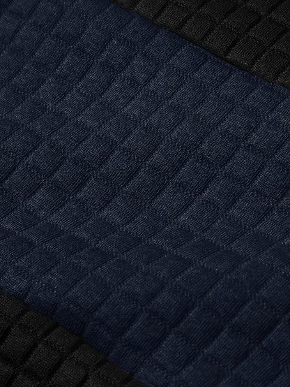 Նորաձև գլխարկով սվիտեր | Տղամարդու առօրյա սվիտեր թեթևակի ձգվող գործվածքից, երկար թևքերով, գրպանային դետալներով, միագույն նախշերով՝ գարուն/աշուն