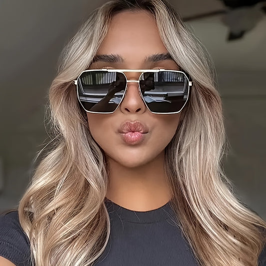 1 Pair ENSARJOE Women's Oversized Fashion Glasses - Anti-Reflective Lenses,, Lightweight Fashion Glasses for & Activities, Stylish Decorative Accessories, Accessories, Lifestyle Gear, Quality Vision Aid