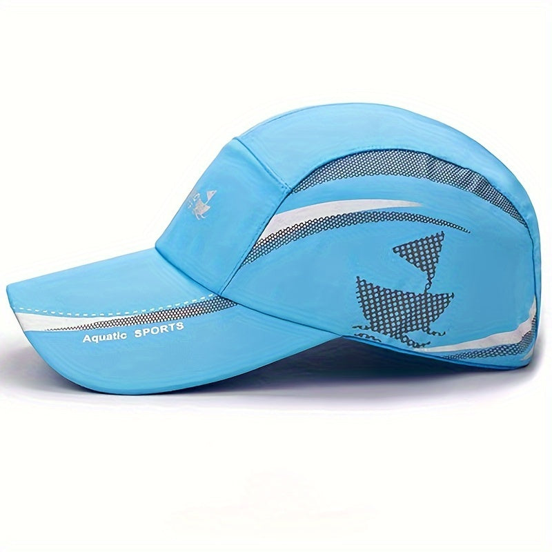 Unisex կարգավորվող պոլիեսթեր բեյսբոլի գլխարկ՝ բադի լեզվով, արևապաշտպան բացօթյա ձկնորսական գլխարկ, միայն ձեռքի լվացում, հյուսված, ձգվող փակում, տեղադրված է գարուն/աշուն սեզոնին