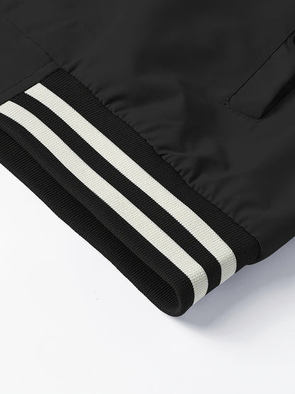 Տղամարդու երկար թևքով, կանգնող օձիքով, կայծակաճարմանդով սպորտային բաճկոն՝ կոնտրաստային զարդանախշով, տղամարդկանց գարուն-աշնանային վերնազգեստ, որպես նվեր