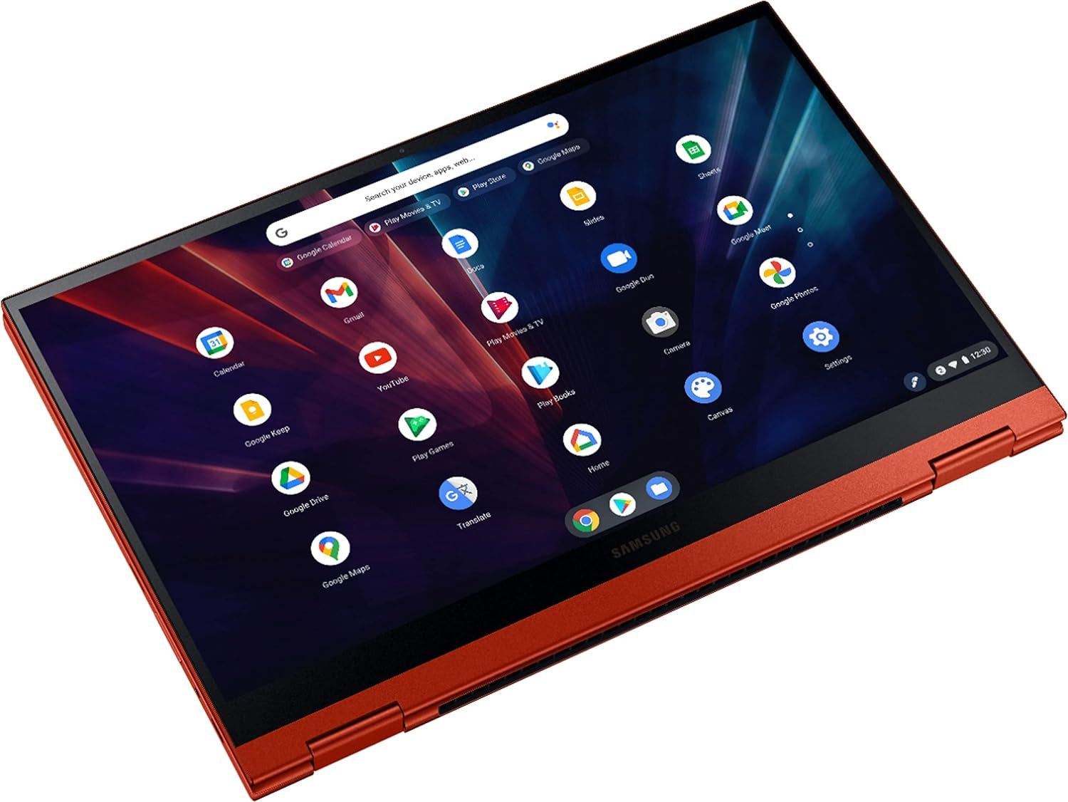 Samsung Galaxy Chromebook 2 XE530QDA-KA1US 13.3" Touchscreen 2 in 1 Chromebook - Full HD - 1920 X 1080 - Intel Core I3 (10Th Gen) I3-10110U 2.10 Ghz - 8 GB RAM - Fiesta Red