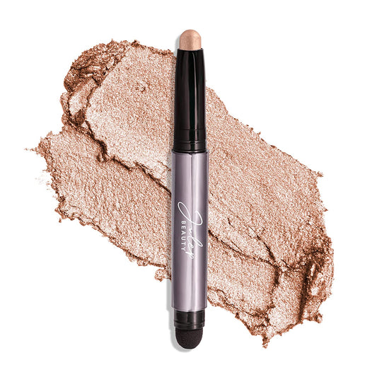 Julep Eyeshadow 101 Crème-To-Powder Waterproof Shadow Stick – Champagne Shimmer – Long-Lasting, Crease-Proof, Medium Golden-Beige Shimmer Cream Eyeshadow with Built-In Smudger