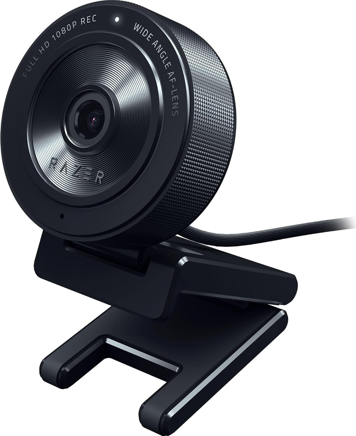 Razer Kiyo X - Full HD Streaming Webcam (1080P 30 FPS or 720P 60 FPS, Auto Focus, Plug & Play, Fully Customisable Settings, Flexible Mounting, Compact & Portable) Black