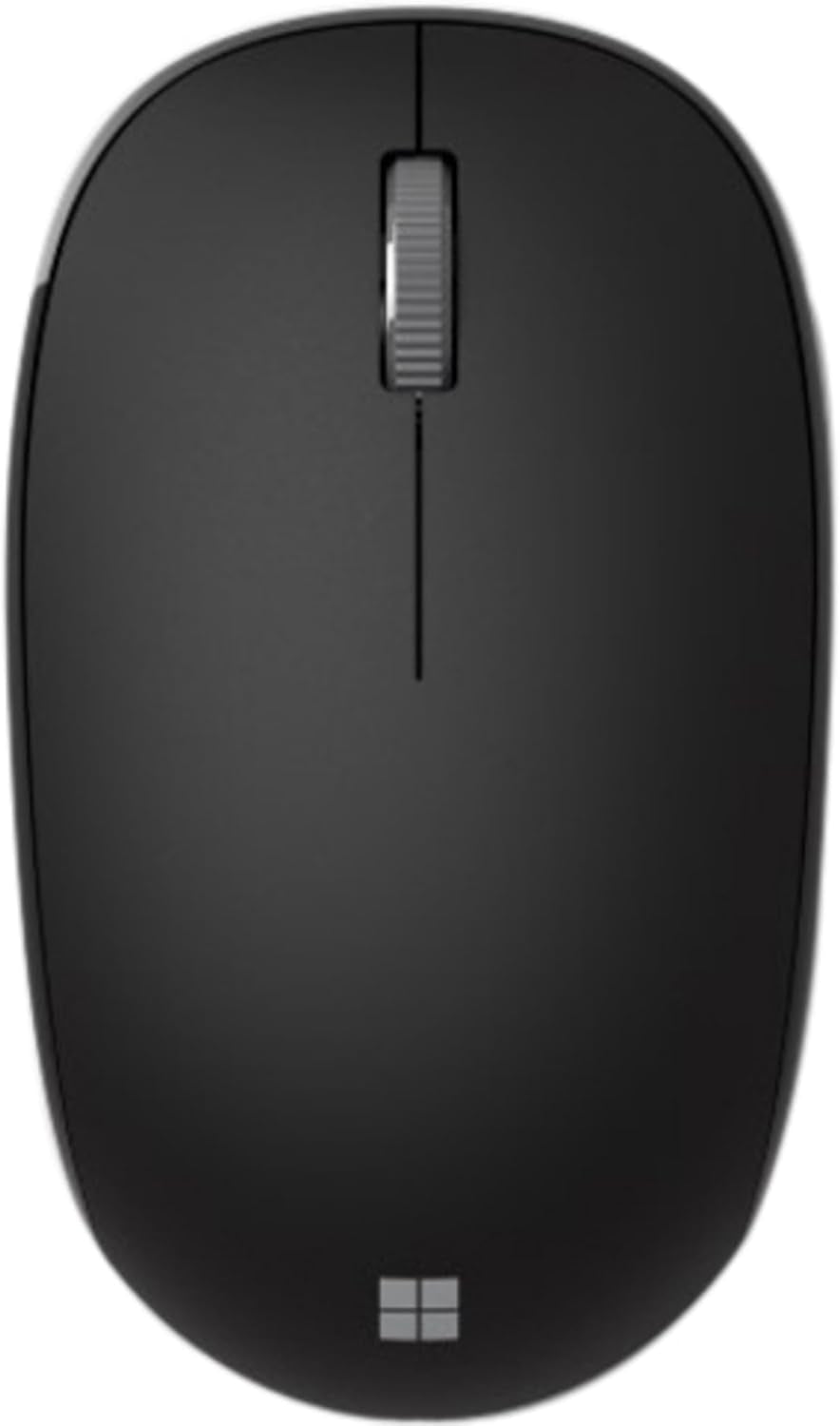 Microsoft Bluetooth Mouse - Black. Comfortable Design, Right/Left Hand Use, 4-Way Scroll Wheel, Wireless Bluetooth Mouse for Pc/Laptop/Desktop, Works with for Mac/Windows Computers