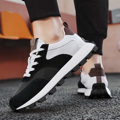 2025 թվականի գարնանային տղամարդկանց շնչող ցածրակրունկ սպորտային կոշիկներ - Հաստեցված, փափուկ ռետինե ներբան, տղամարդկանց նոր շնչող ցանցե հարթակով կոշիկներ՝ հասակը մեծացնող սպորտային կոշիկներով