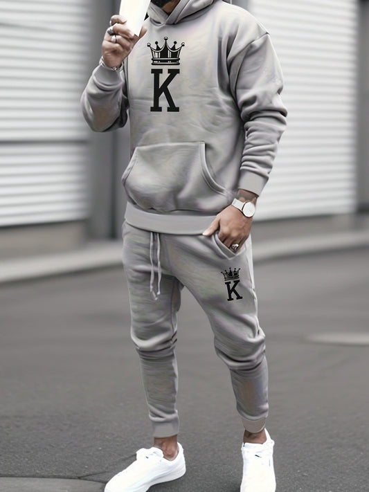 Տղամարդու դասական սպորտային առօրյա տպագիր գլխարկով կոստյում