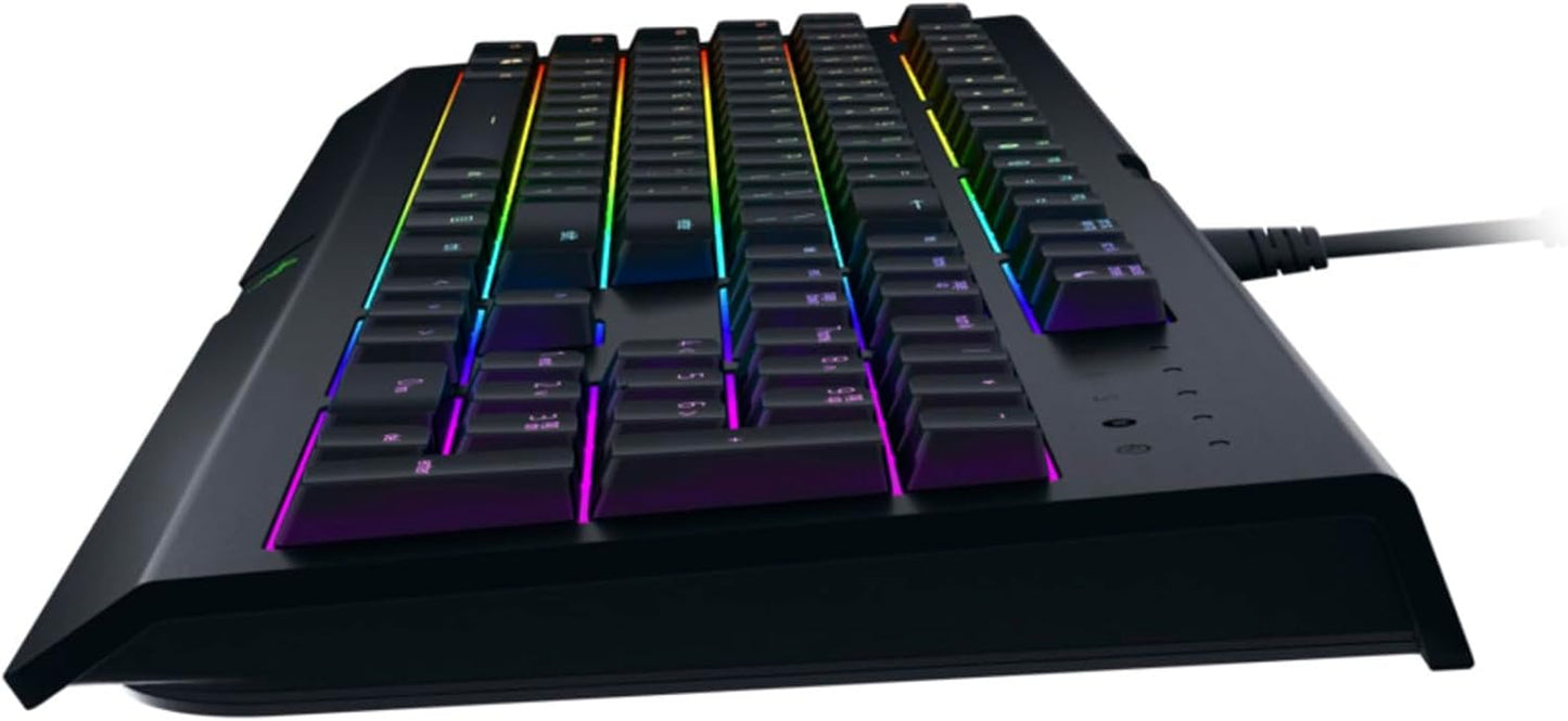 Razer Cynosa Chroma Gaming Keyboard: Individually Backlit RGB Keys - Spill-Resistant Design - Programmable Macro Functionality - Quiet & Cushioned