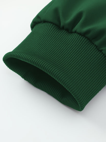 Տղամարդու առօրյա, պատչվորք սպորտային կոստյում՝ հարմարավետ և լավ կրելու համար, վերարկու և երկար տաբատ մարզահագուստ