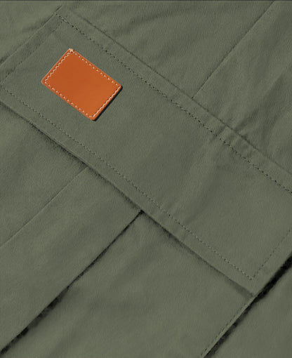 Men'S Fashion Cargo Pants, 100% Polyester Woven Fabric, All-Season Loose Fit with Drawstring Waist, Multi-Pocket Design, Solid Color, Mid Waist, Regular Length, Non-Stretch, Casual Joggers for Weekend - 160g/m²