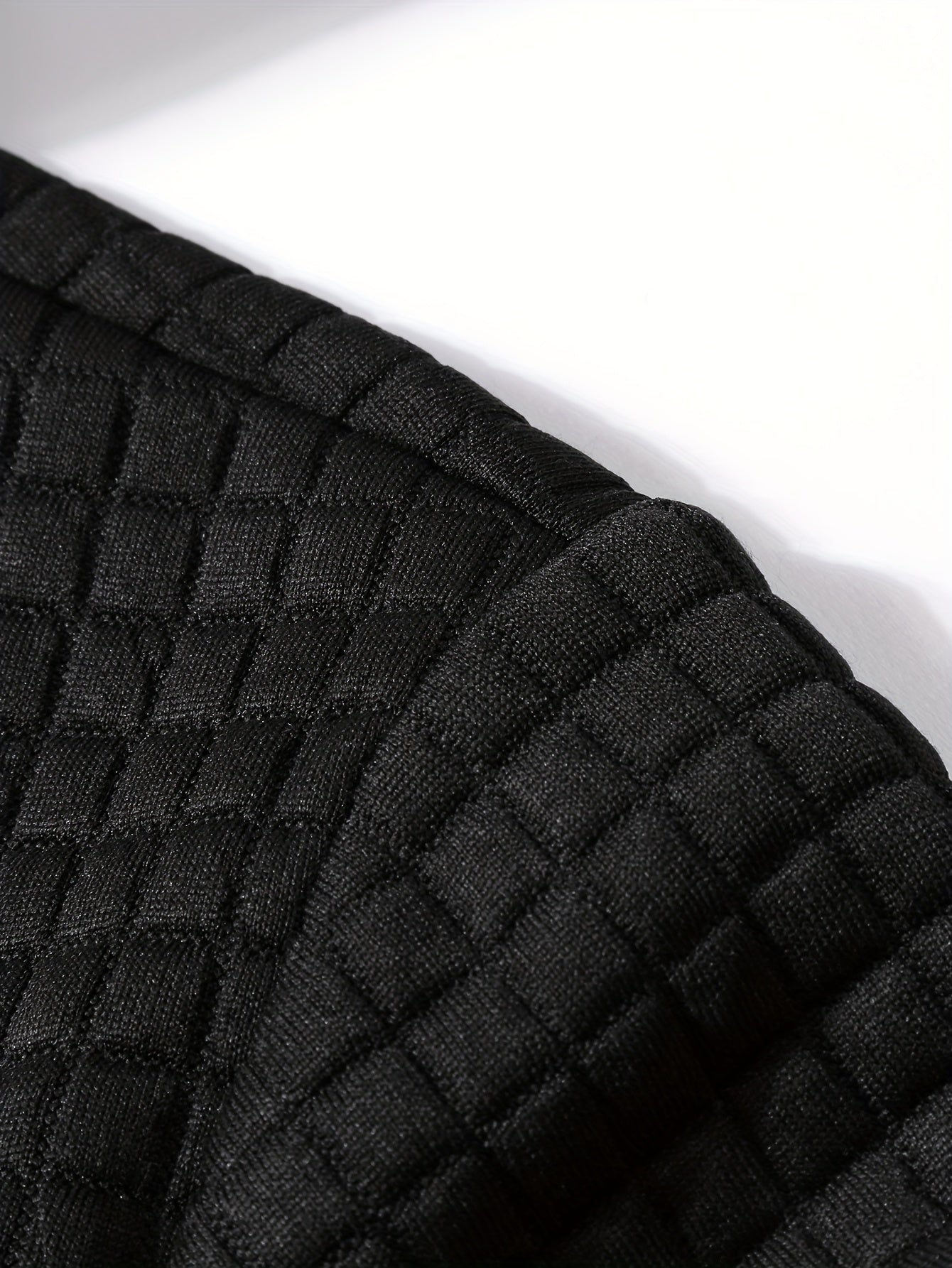 Նորաձև գլխարկով սվիտեր | Տղամարդու առօրյա սվիտեր թեթևակի ձգվող գործվածքից, երկար թևքերով, գրպանային դետալներով, միագույն նախշերով՝ գարուն/աշուն