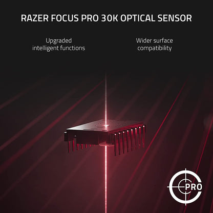 Razer Naga V2 Hyperspeed Wireless MMO Gaming Mouse: 19 Programmable Buttons - Hyperscroll Technology - Focus Pro 30K Optical Sensor - Mechanical Mouse Switches Gen-2 - up to 400 Hr Battery Life