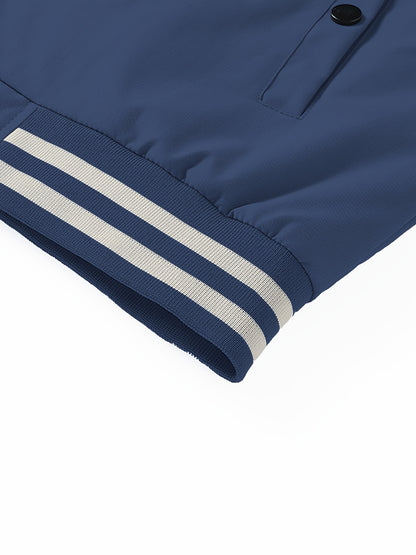 Տղամարդու երկար թևքով, կանգնող օձիքով, կայծակաճարմանդով սպորտային բաճկոն՝ կոնտրաստային զարդանախշով, տղամարդկանց գարուն-աշնանային վերնազգեստ, որպես նվեր