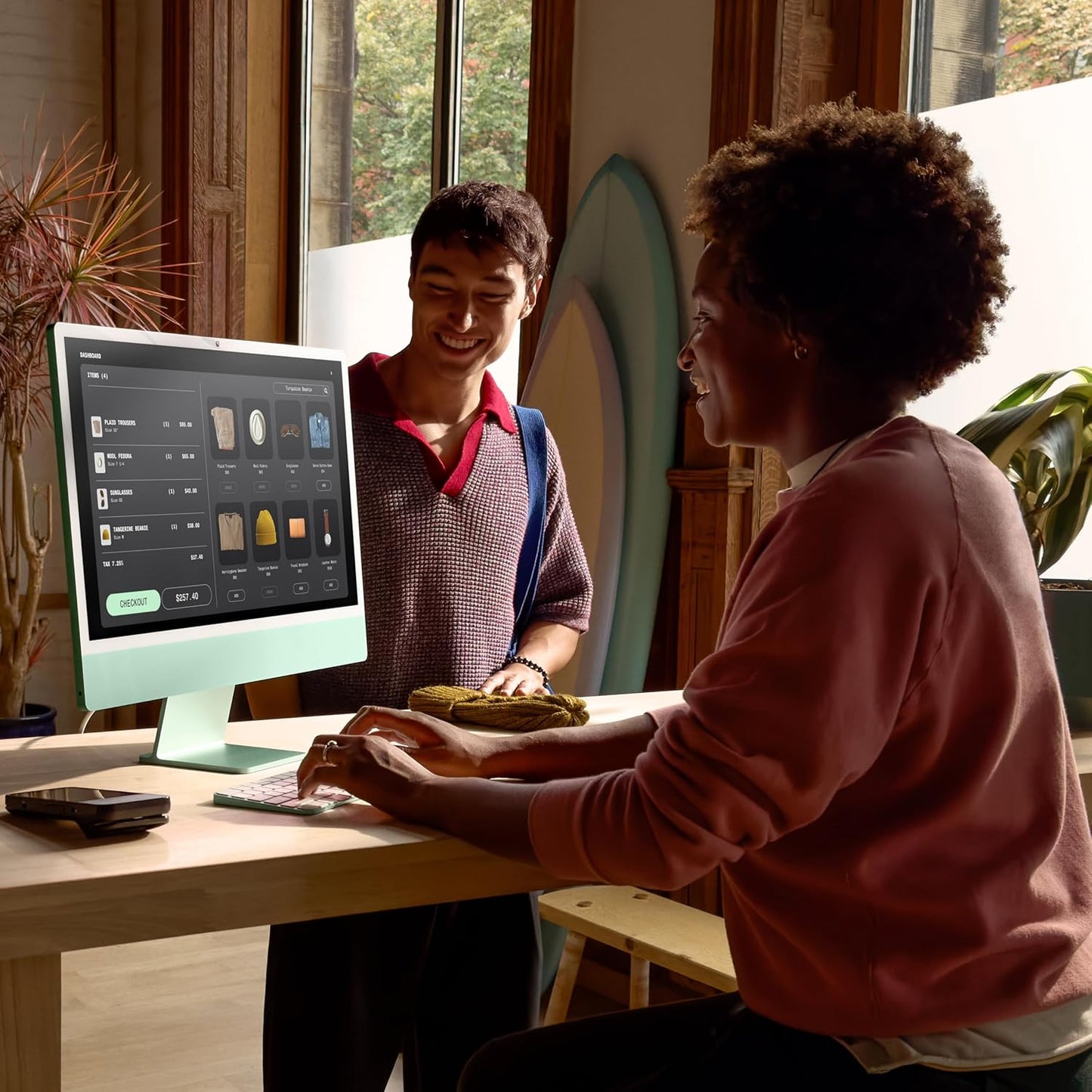 Apple 2024 Imac All-In-One Desktop Computer with M4 Chip with 8-Core CPU and 8-Core GPU: Built for Apple Intelligence, 24-Inch Retina Display, 16GB Unified Memory, 256GB SSD Storage; Pink