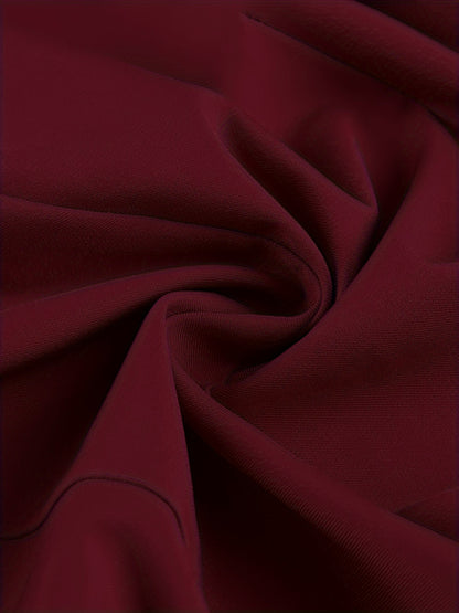 Միագույն ոճային տաբատներ, կոճակներով առջևի կեղծ գրպաններով անթև բաճկոն և բարձր իրանով ծալքավոր տաբատներ, կանացի հագուստ