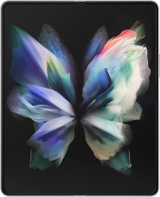 SAMSUNG Galaxy Z Fold 3 5G Cell Phone, Factory Unlocked 2-In-1 Android Smartphone Tablet, 256GB, 120Hz, Foldable Dual Screen, under Display Camera, US Version, Phantom Silver