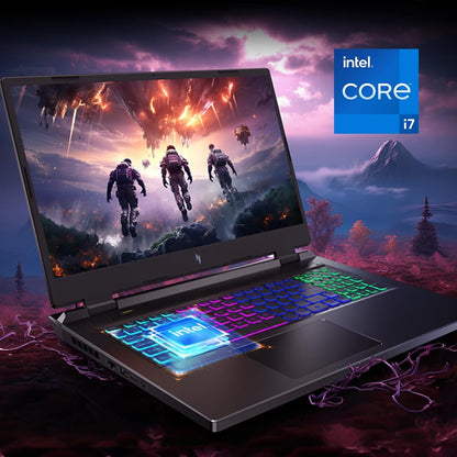 Acer Nitro 17 Gaming Laptop | Intel Core I7-14650Hx | NVIDIA Geforce RTX 4060 Laptop GPU | 17.3" FHD IPS 165Hz G-SYNC Display | 16GB DDR5 | 1TB Gen 4 SSD | Killer Wi-Fi 6E | AN17-72-734A