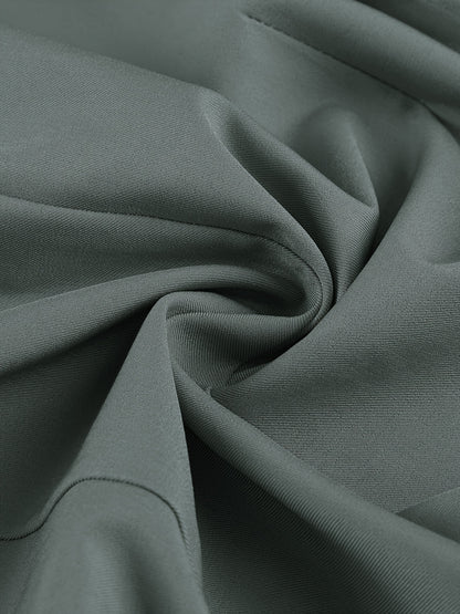 Միագույն ոճային տաբատներ, կոճակներով առջևի կեղծ գրպաններով անթև բաճկոն և բարձր իրանով ծալքավոր տաբատներ, կանացի հագուստ